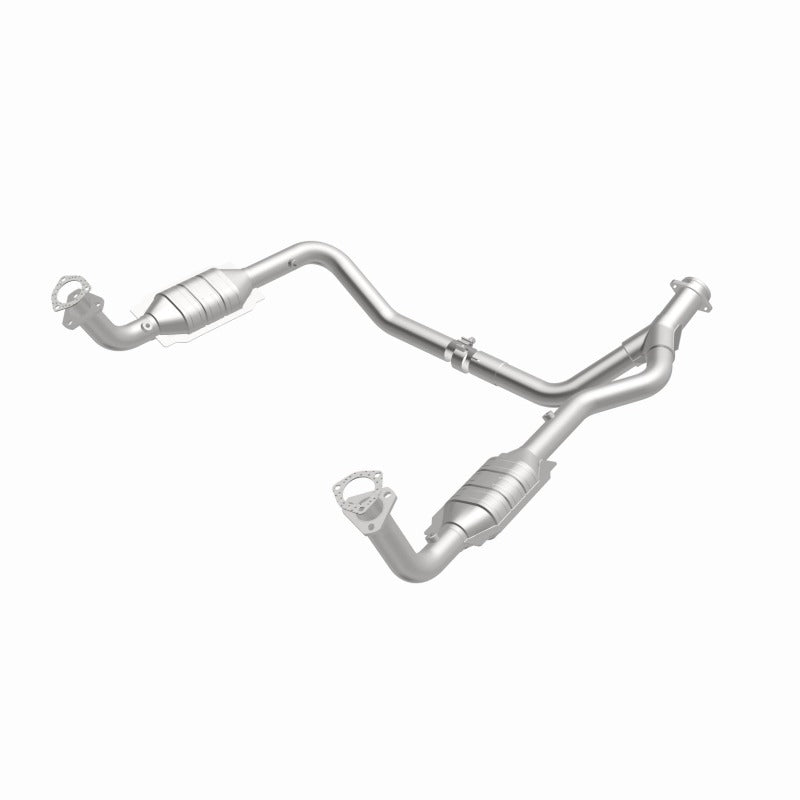 MagnaFlow DF Cat. Conv 95-99 Range Rover 4.0/4.6L GEMS Y-Pipe Assembly *NOT FOR SALE IN CALIFORNIA*