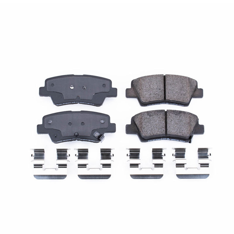 PowerStop Power Stop 13-16 Hyundai Elantra GT Rear Z17 Evolution Ceramic Brake Pads w/Hardware