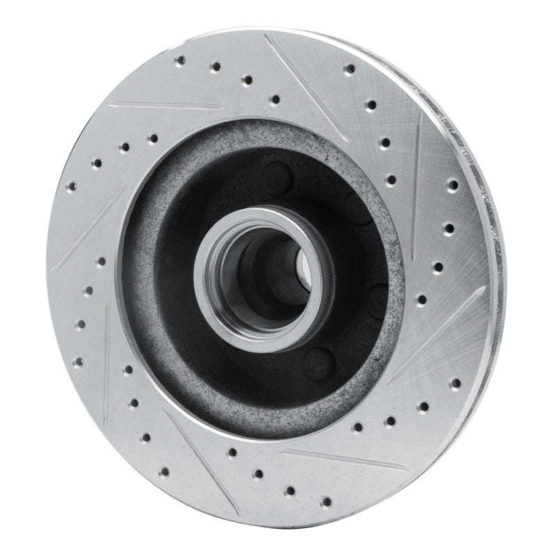 R1 Concepts R1 91-96 Dodge DAKOTA RWD Front Left Drilled & Slotted Silver Brake Rotor