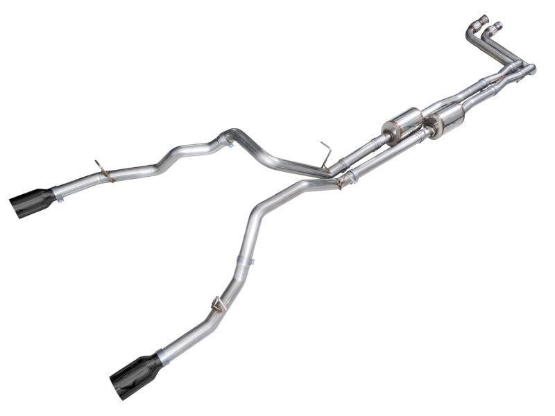 AWE Tuning 2025+ RAM 1500 3.0TT Rebel 0FG Cat-Back Exhaust w/ Diamond Black Tips