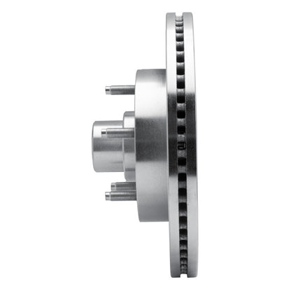 R1 Concepts R1 04-06 Ford E-150 Club Wagon Front Right Drilled & Slotted Silver Brake Rotor