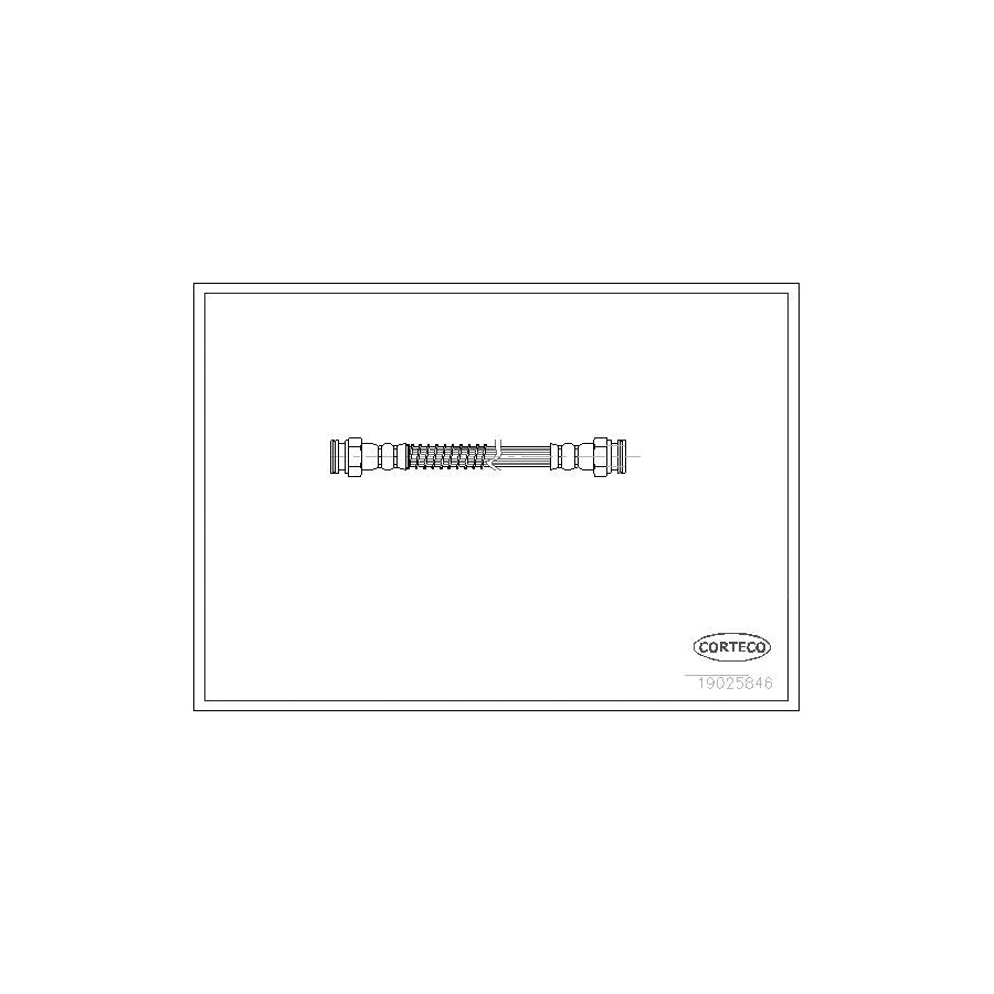 Corteco 19025846 Brake Hose