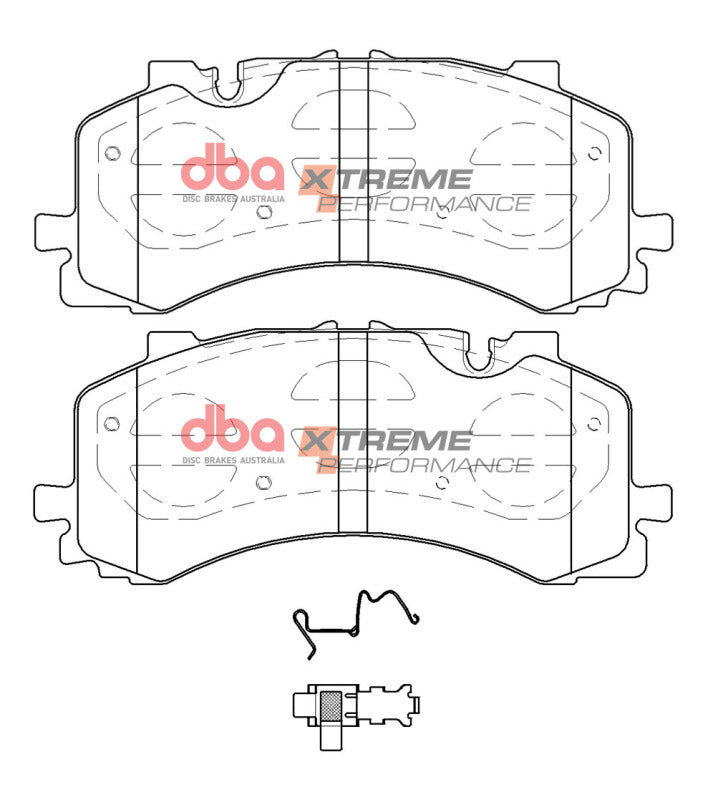 DBA 19-21 Audi A8 Quattro w/400mm Front Rotor) Front XP Performance Brake Pads