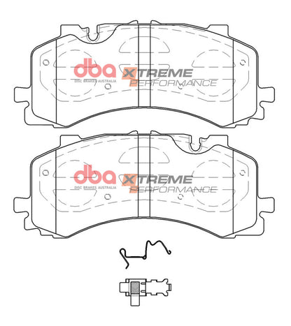 DBA 19-21 Audi A8 Quattro w/400mm Front Rotor) Front XP Performance Brake Pads