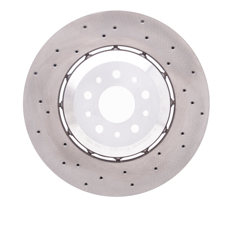 DFC 15-20 Alfa Romeo 4C Front Drilled GeoSPEC Coated Rotor