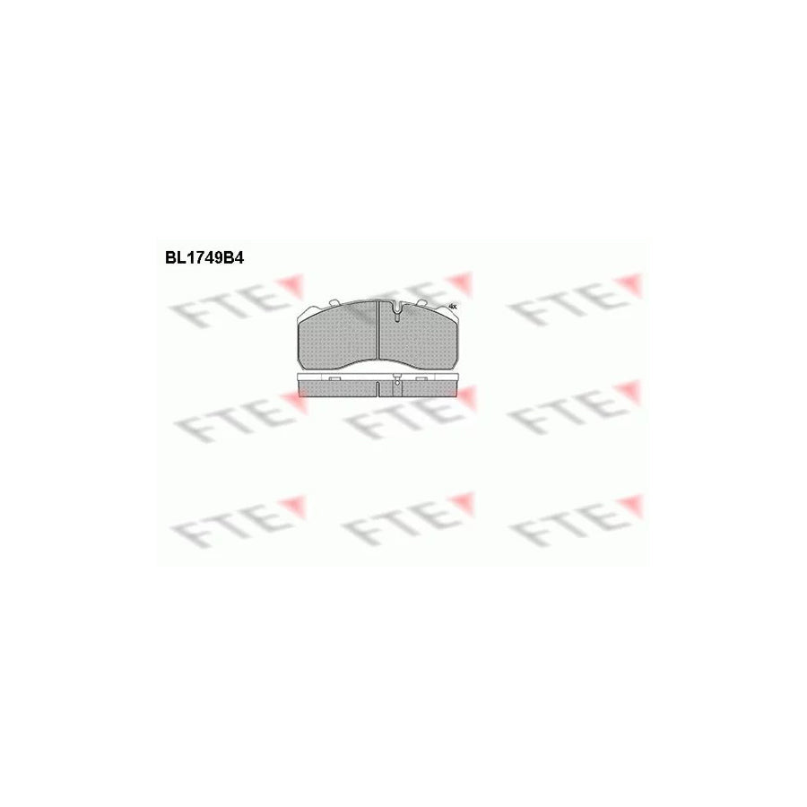 FTE Bl1749B4 Brake Pad Set