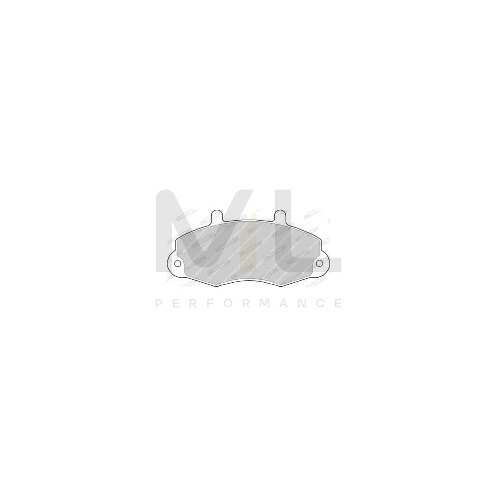 Ferodo Premier Eco Friction FVR700 Brake Pad Set for Ford Transit Not Prepared for Wear Indicator, Without Accessories