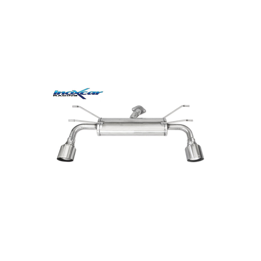 InoXcar F124.01.10RA Fiat 124 Rear Silencer