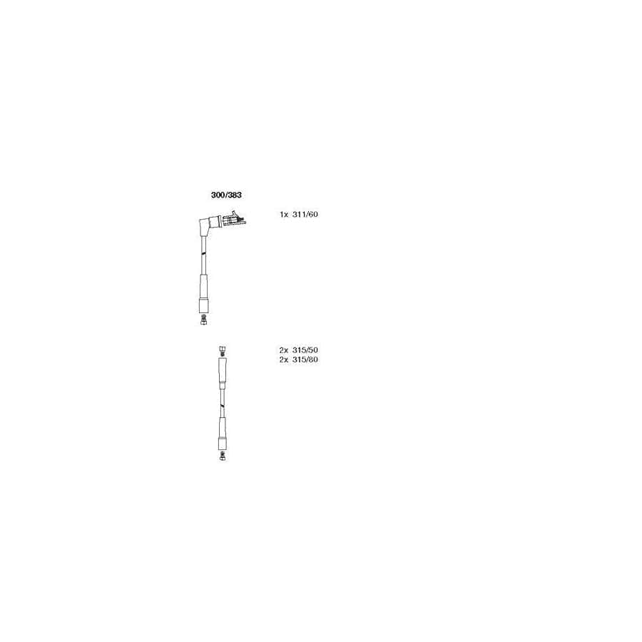 Bremi 300/383 Ignition Cable Kit