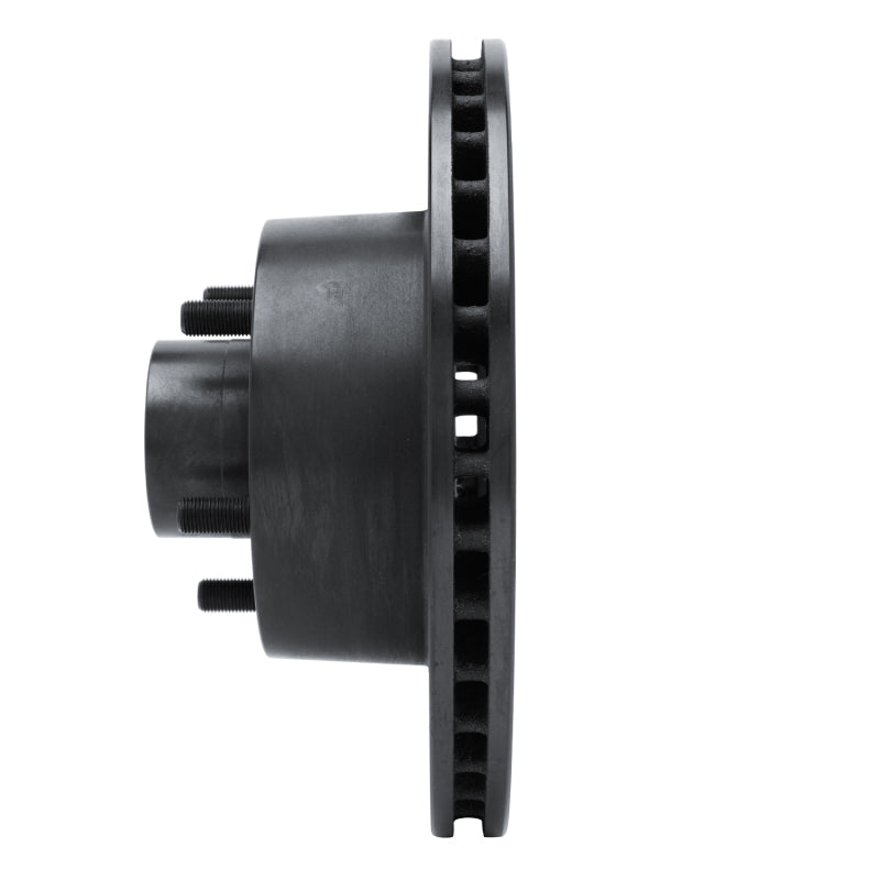 R1 Concepts R1 70-72 Dodge Charger Front Right Drilled & Slotted Black Brake Rotor