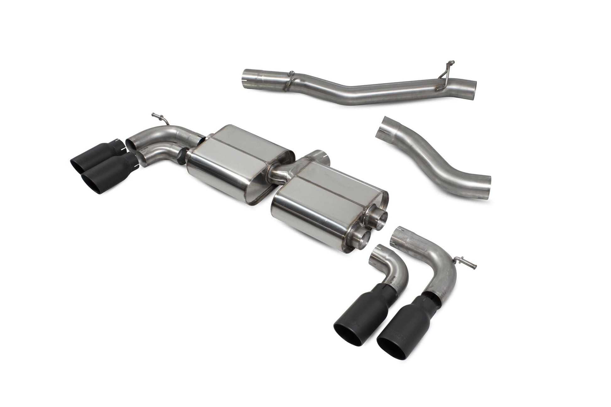 Scorpion SVWS044DC VW Golf MK7 R Non-Resonated Cat-Back System With No Valves | ML Performance UK UK