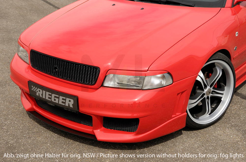 Rieger 00055073 Audi B5 A4 Front Bumper - RS4-Look 4 | ML Performance UK Car Parts