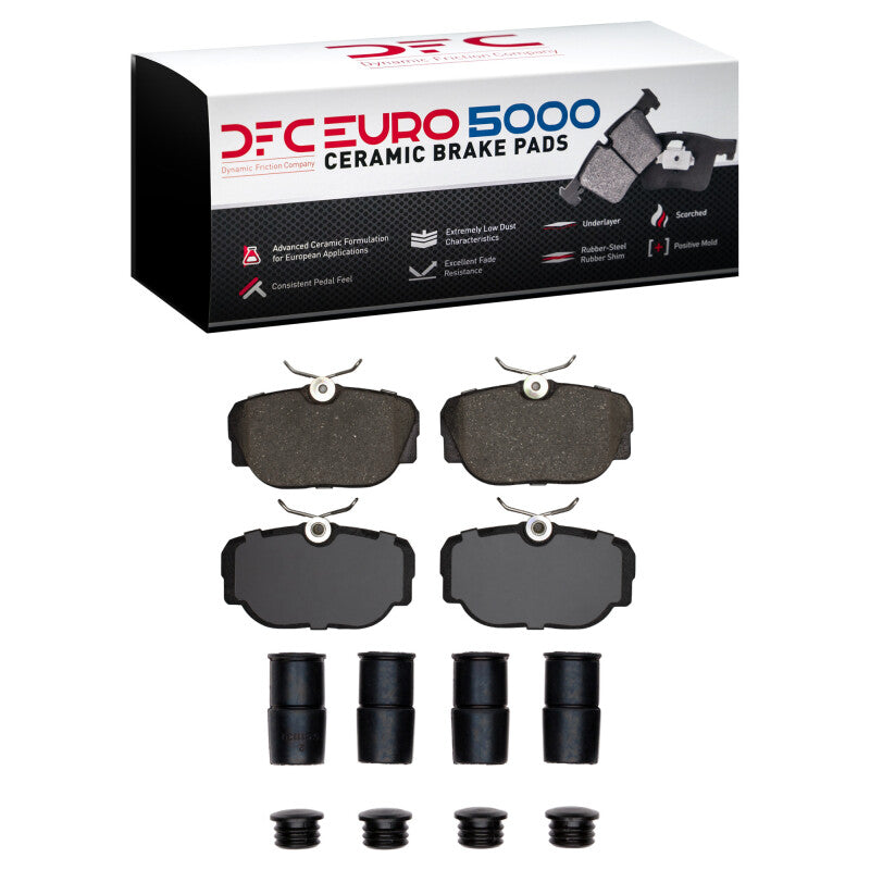 DFC 84-91 BMW 325es Front Euro 5000 Ceramic Brake Pads and Hardware Kit