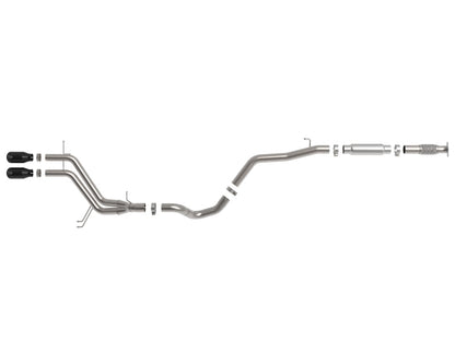 aFe Takeda 2-1/2in to 3in SS-304 Cat-Back Exhausts w/ Black Tip 13-17 Hyundai Veloster L4-1.6L
