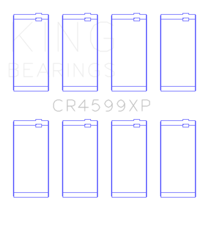 King Engine Bearings Volvo B204/B230/B234 (Size STD) Performance Rod Bearing Set