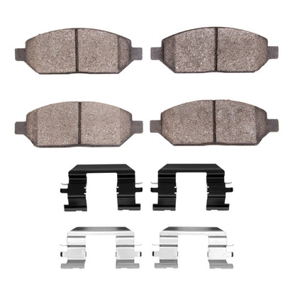 R1 Concepts R1 17-18 Chevrolet SPARK (Mexico) Front Semi Met Pads & Hardware Kit
