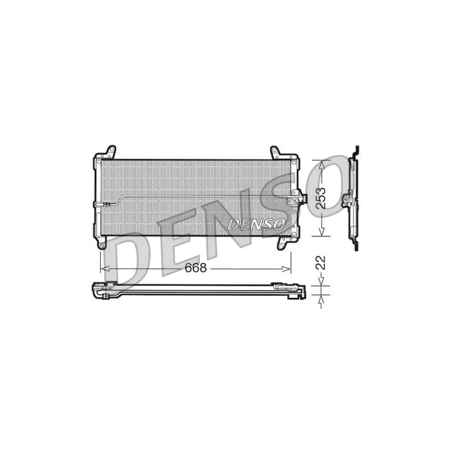 DENSO DCN09001 Air Conditioning Condenser