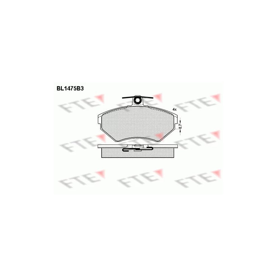 FTE 9010204 Brake Pad Set