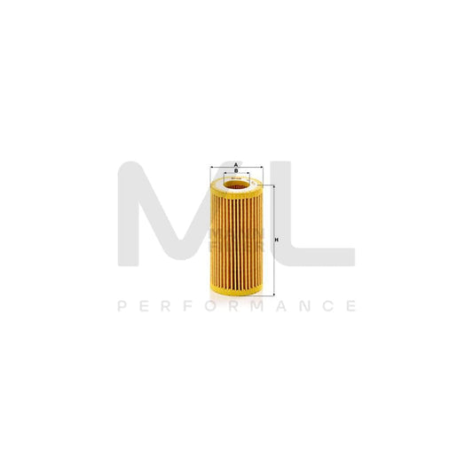 MANN-FILTER HU 5001 z Oil Filter with seal, Filter Insert