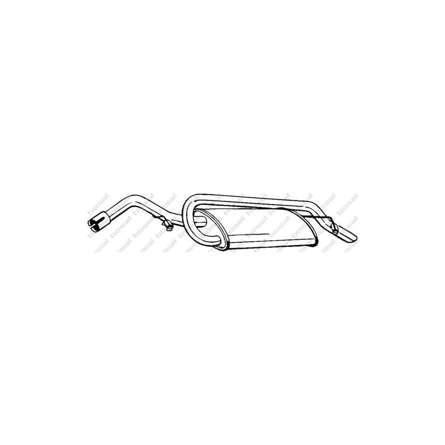 Bosal 154-475 Rear Silencer