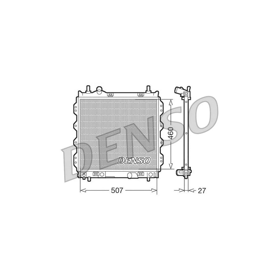 DENSO DRM06005 Engine Radiator for Chrysler Pt Cruiser Estate