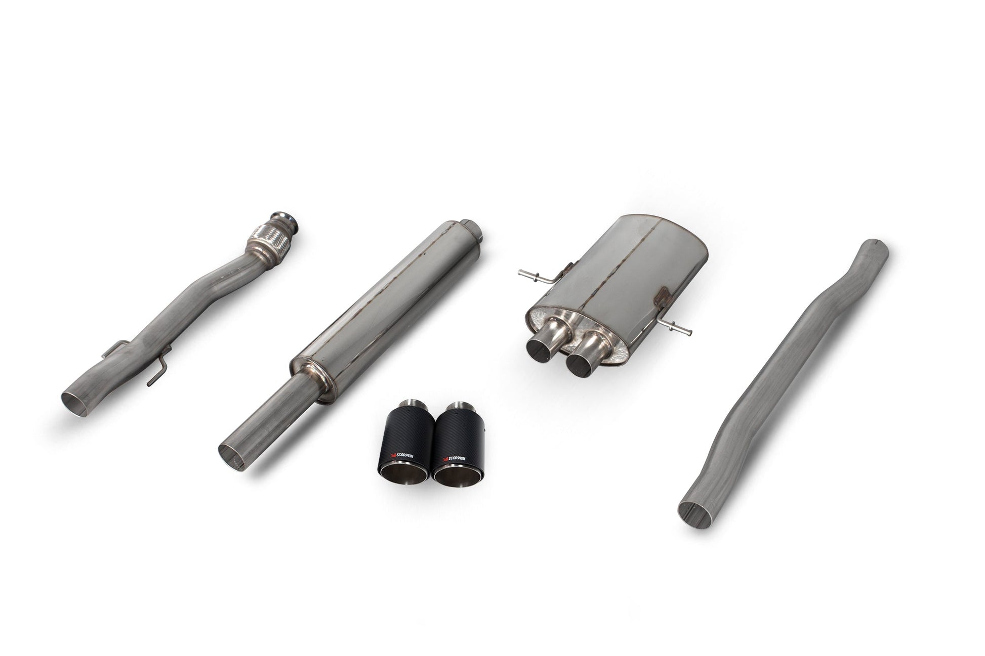 Scorpion SMN011CF Mini Resonated Cat-Back System  (Cooper S R56 / R57 / R58 / R59) | ML Performance UK UK