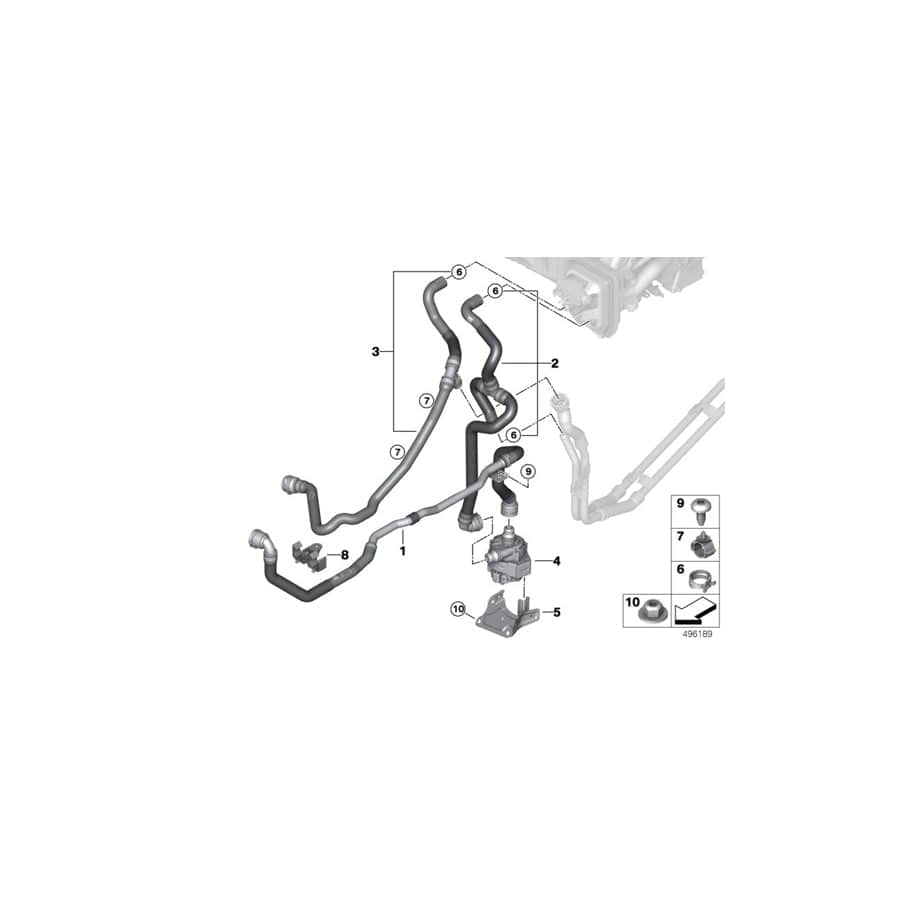 Genuine BMW 64116834936 G07 Auxiliary Water Pump (Inc. X7 30dX, X7 40iX & X7 M50dX)