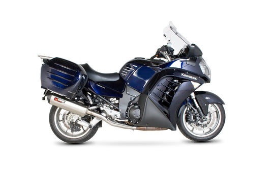 Scorpion RKA94SEO Kawasaki GTR1400 Serket Parallel Slip-On - Brushed Stainless Steel Sleeve | ML Performance UK UK