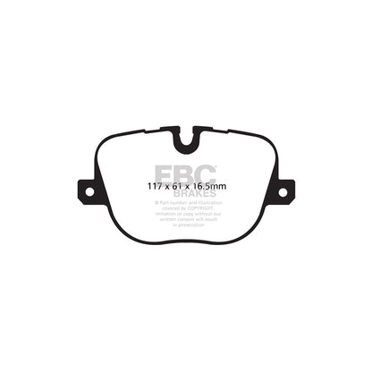 EBC PD13KR528 Land Rover Range Rover Sport Yellowstuff Rear Brake Pad & GD Disc Kit 2 | ML Performance UK Car Parts
