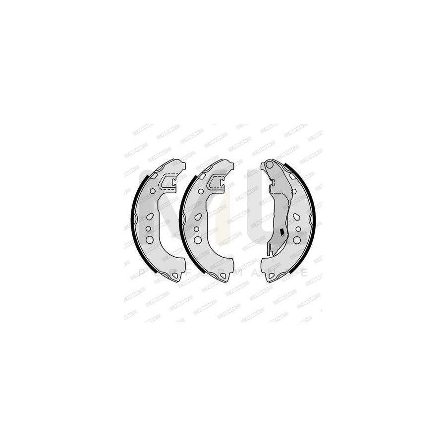 Ferodo FSB4199 Brake Shoe Set With Handbrake Lever, Premier