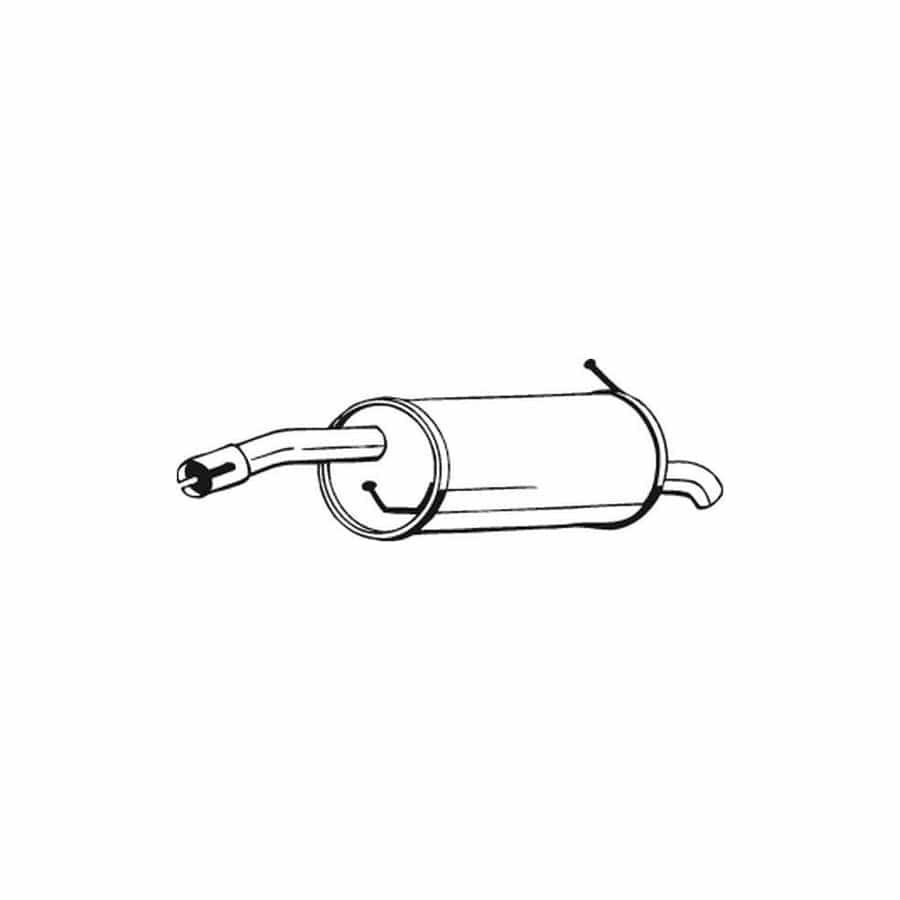 Bosal 154-451 Rear Silencer for Ford Fiesta