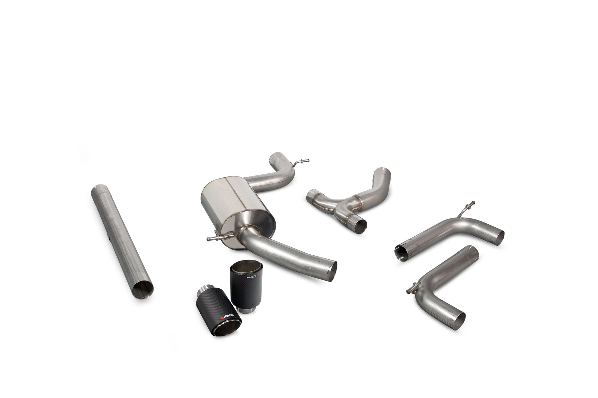 Scorpion SVWS056CF VW Golf Mk7.5 Gti Non-Resonated Cat-Back System | ML Performance UK UK