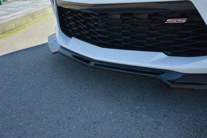 Maxton Design CH-CA-6-2SS-FD1T Front Splitter V.1 Chevrolet Camaro MK6 SS | ML Performance UK Car Parts