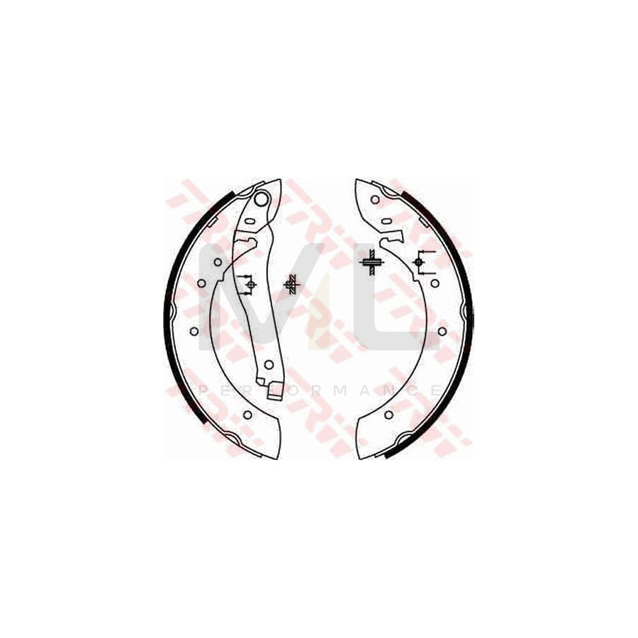 TRW GS8108 Brake Shoe Set