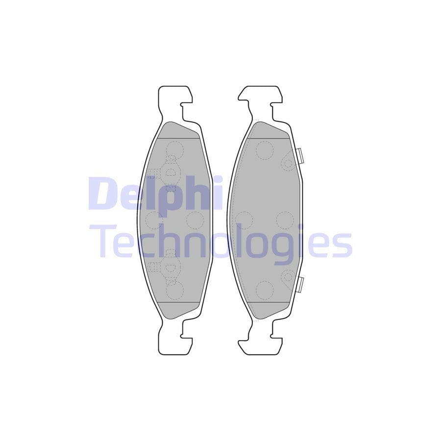 Delphi Lp1557 Brake Pad Set