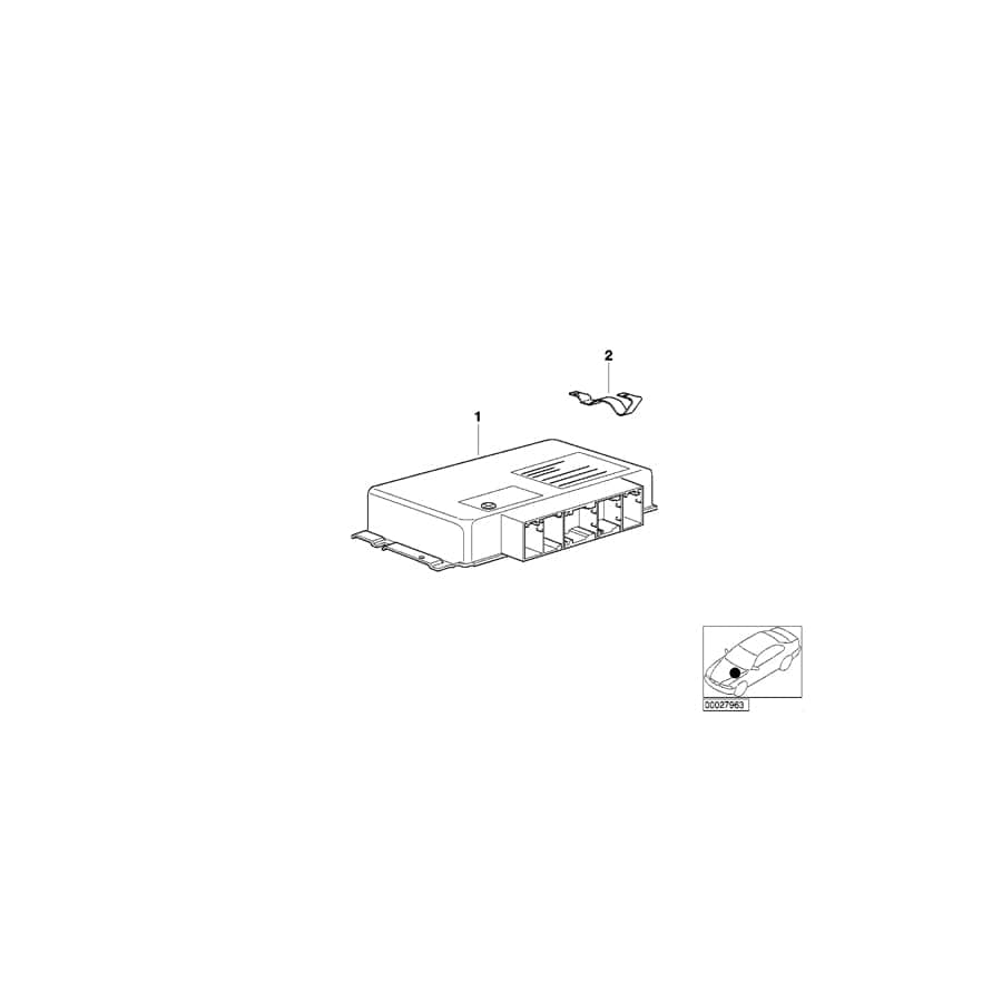 Genuine BMW 24601423953 E38 Exch. Basic Control Unit Egs GS8.60.2 (Inc. 730d)