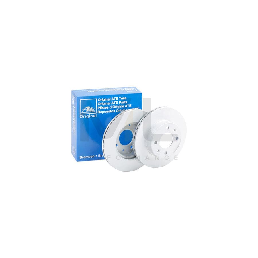 ATE 24.0118-0145.1 Brake Disc Vented, Coated  - 1 piece
