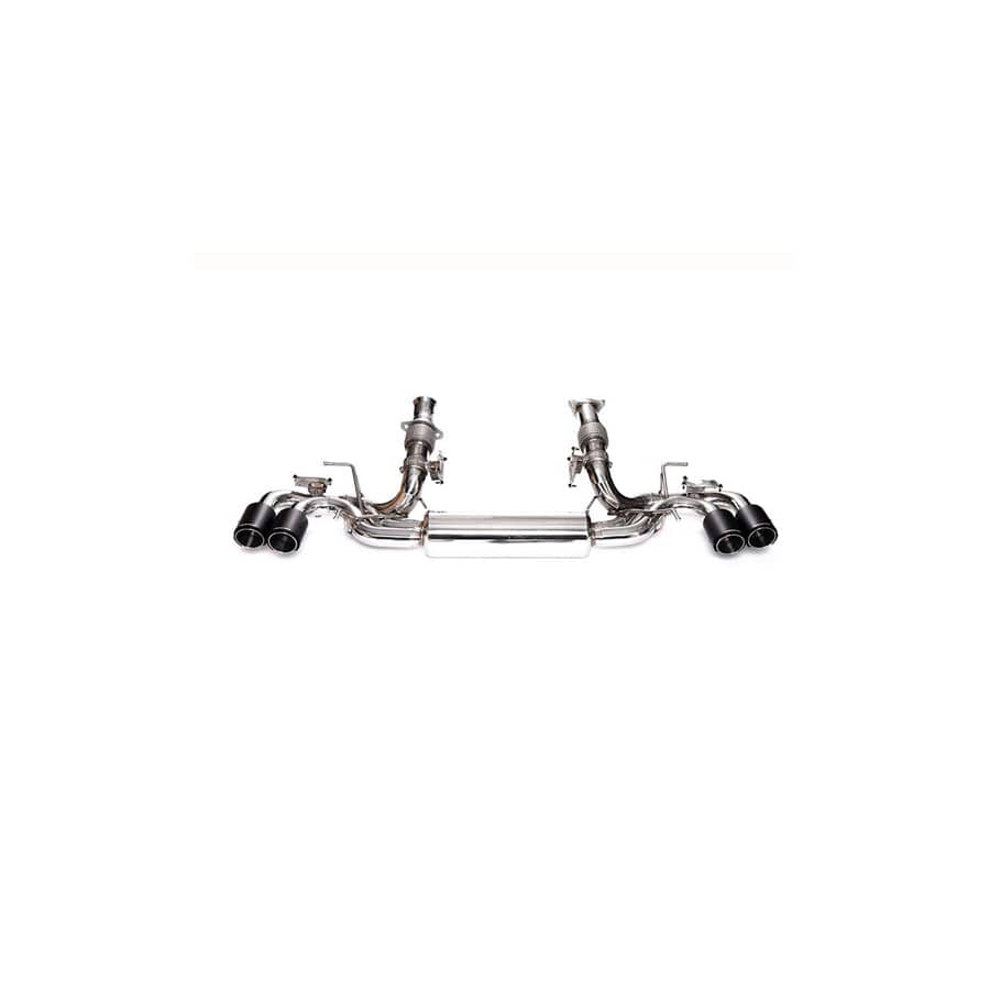 Armytrix CZ6C8-QC38 Valvetronic Exhaust System Chevrolet Corvette C8 Stingray 2020+ with Quad Carbon Fiber 4"