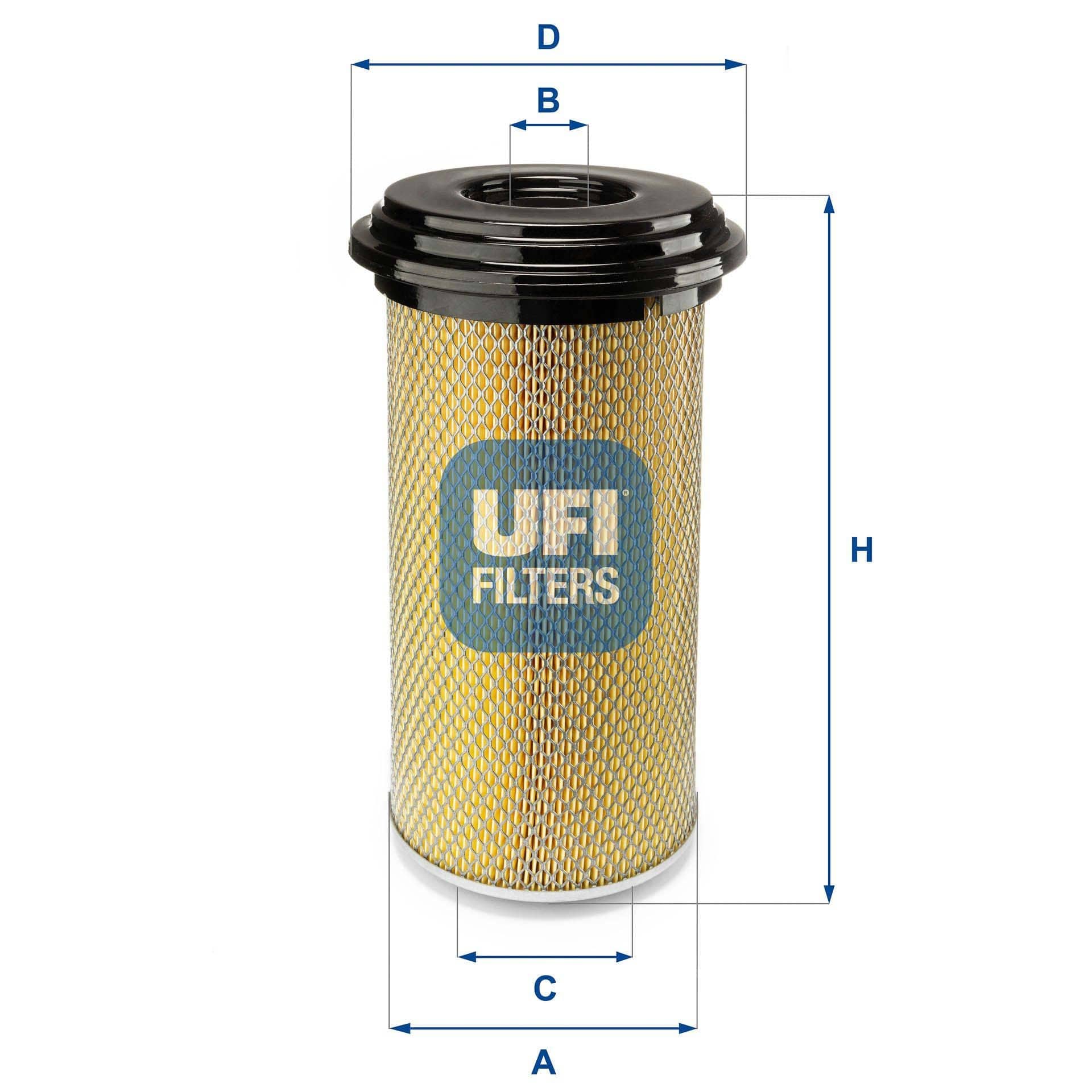 UFI 27.889.00 Air Filter Suitable For Mercedes-Benz T2