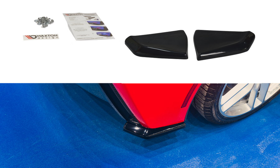 Maxton Design CH-CO-C7-RSD1T Rear Side Splitters Chevrolet Corvette C7 | ML Performance UK Car Parts