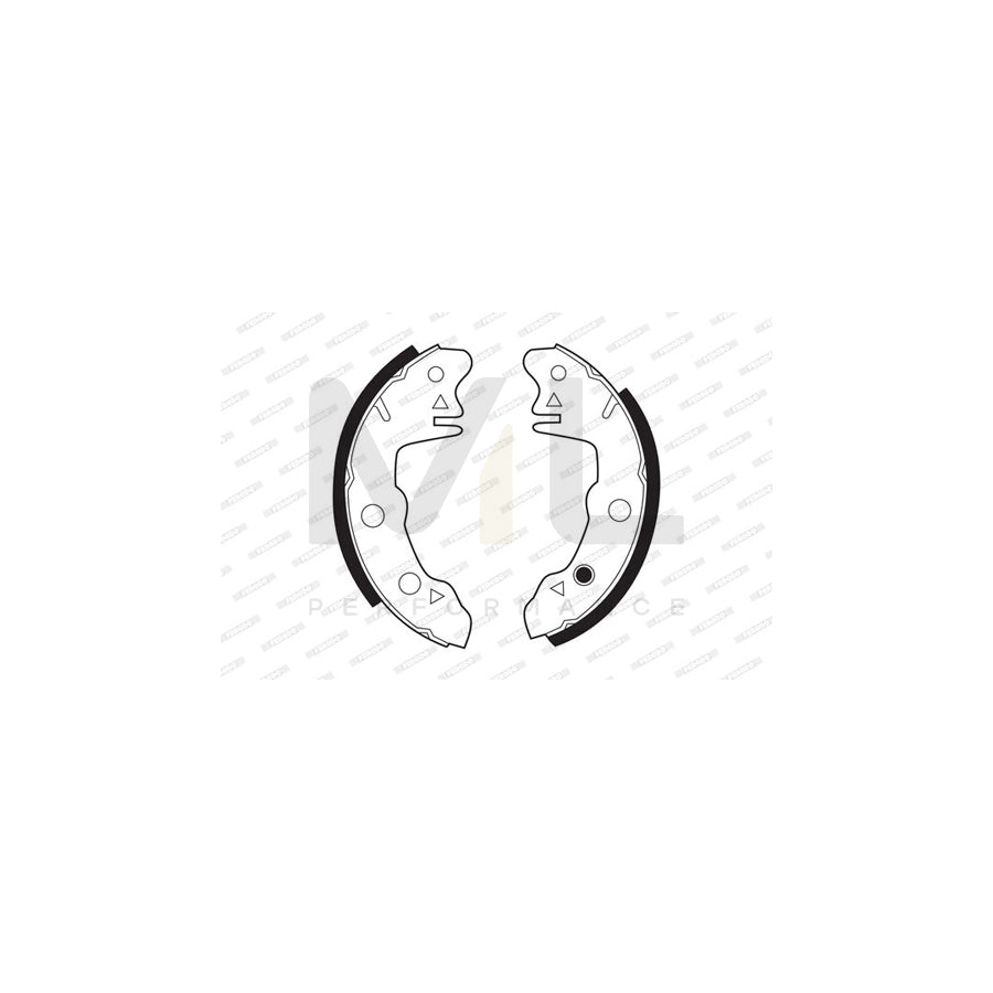 Ferodo Premier FSB46 Brake Shoe Set With Accessories