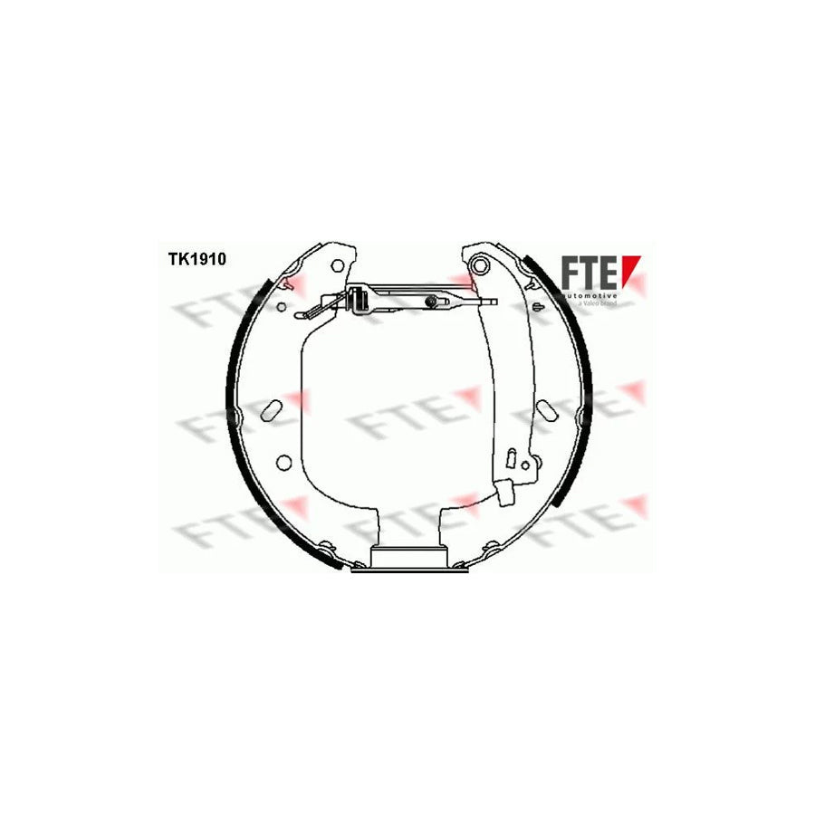 FTE Tk1910 Brake Shoe Set