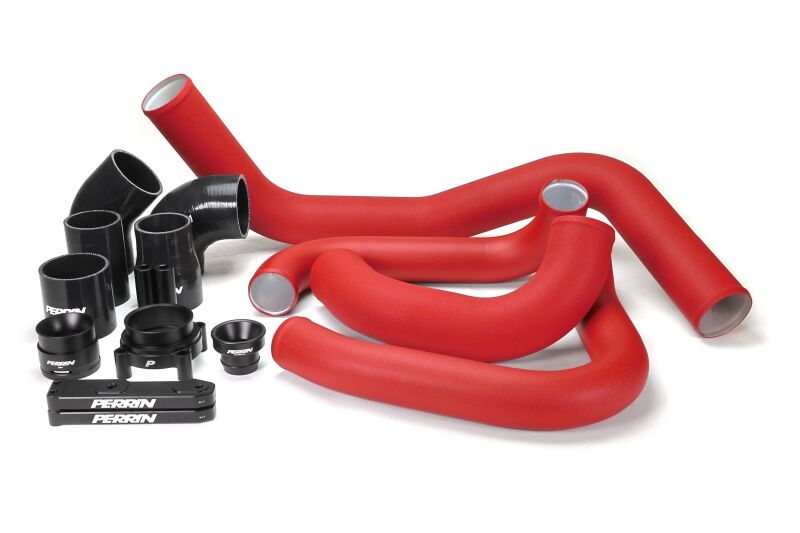 Perrin Performance PERRIN 22-26 Subaru WRX Front Mount Intercooler Boost Tube Kit - Red