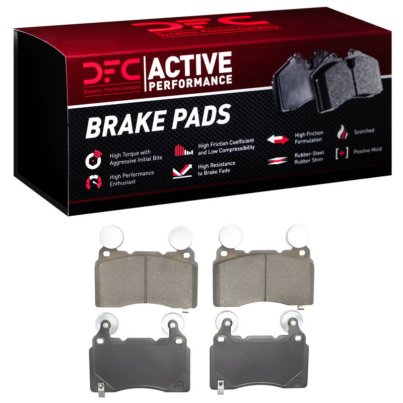 DFC 10-15 Chevrolet Camaro Front Active Performance Pads - Low Metallic