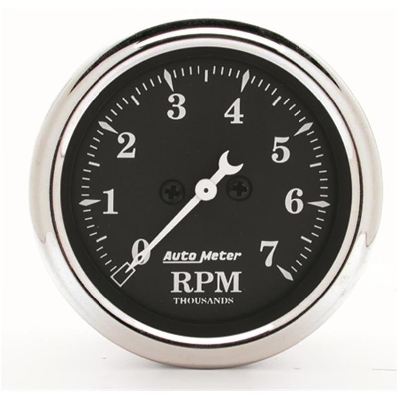 AutoMeter Auto Meter Gauge Speedometer 3 3/8in 120mph GPS Old Tyme Black