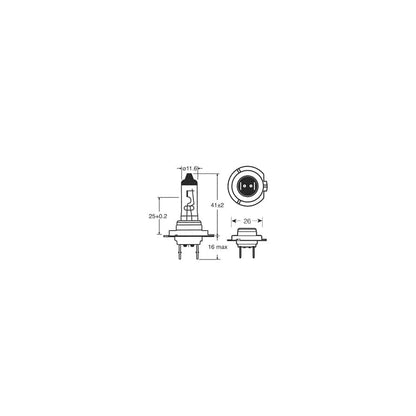 RING R477 12V 55W H7 Px26d Halogen Headlamp