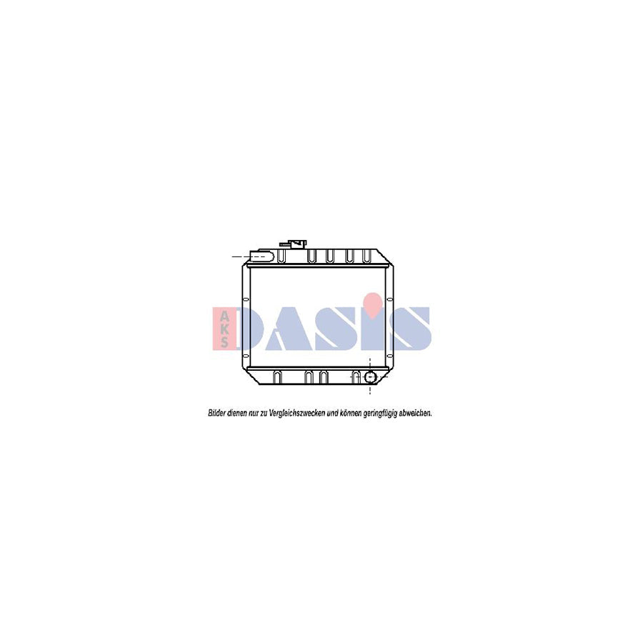 AKS Dasis 290110T Engine Radiator
