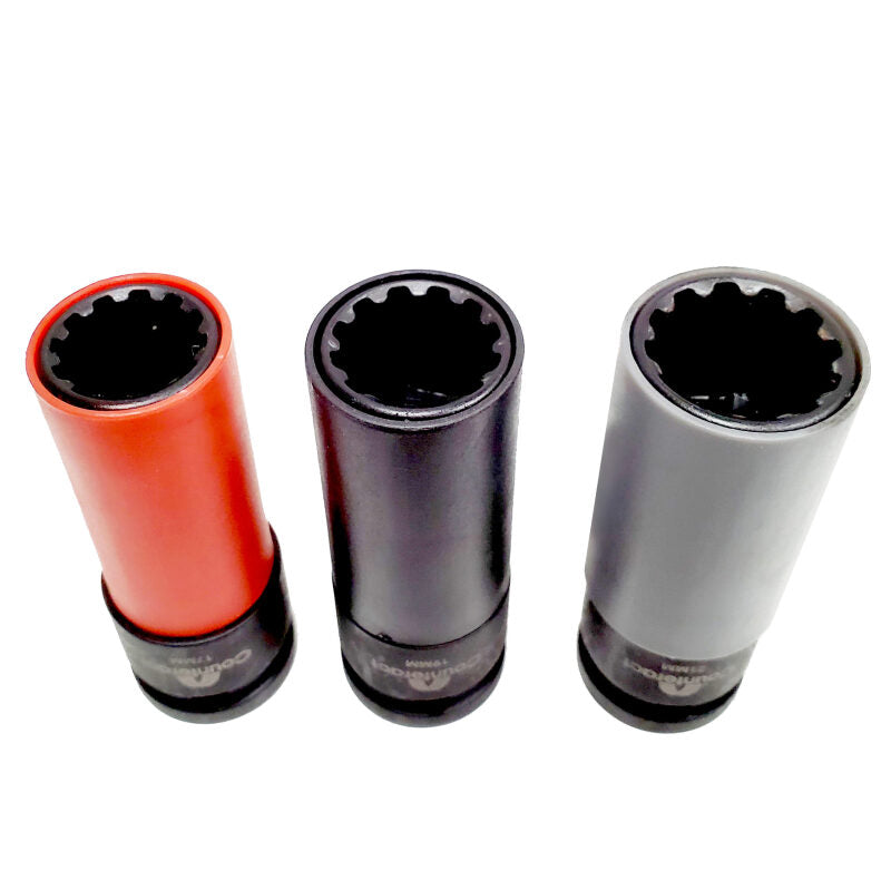 Counteract Socket Pro  6 Way Socket 3pc Set 17mm, 19mm, 21mm - 1/2in Drive