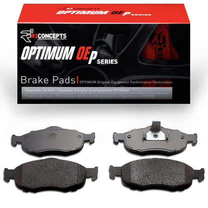 R1 Concepts R1 95-04 Ford Contour Front R1 Optimum OE Brake Pads