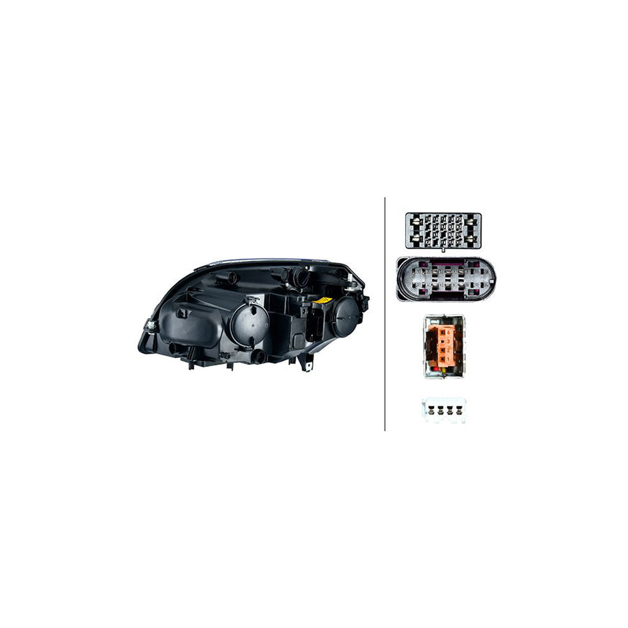 Hella 1ZS 354 878-081 Headlight Suitable For Mercedes-Benz Glk (X204)